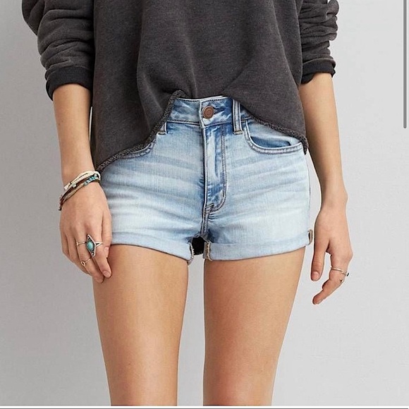 American Eagle Outfitters Pants - AMERICAN EAGLE Ne(x)t Level Stretch Hi-Rise Shortie